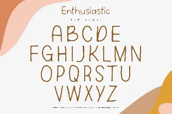 Enthusiastic font