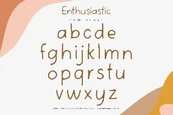 Enthusiastic font