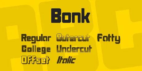 Bonk font