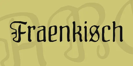 Fraenkisch font