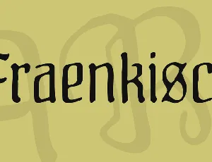 Fraenkisch font