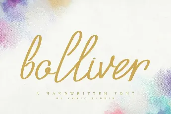 Bolliver Demo font