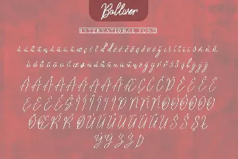 Bolliver Demo font