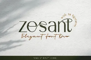 Zesant font