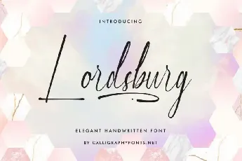 Lordsburg Handwriting font