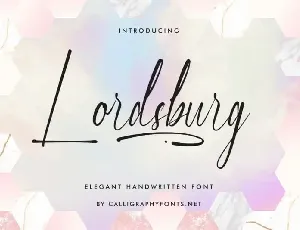 Lordsburg Handwriting font