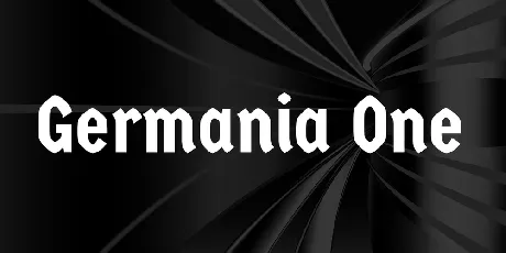 Germania One font