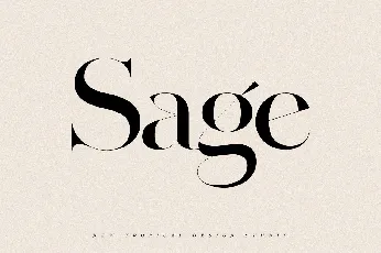 Sage font