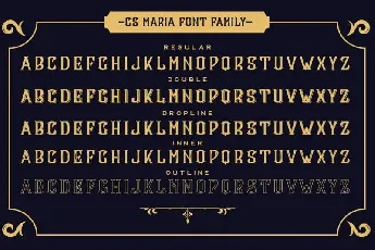 CS Maria font