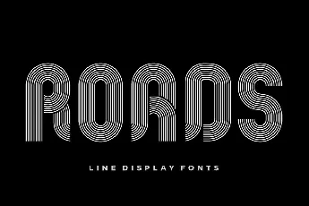 Roads font