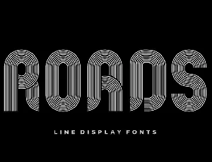 Roads font