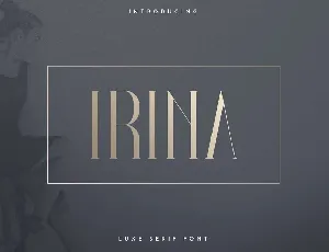 Irina Luxe Typeface Free font