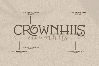 Crownhils Demo font