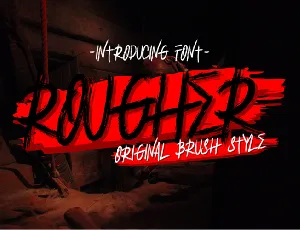 ROUGHER font