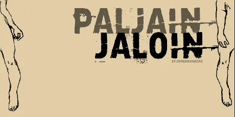 Paljain jaloin font