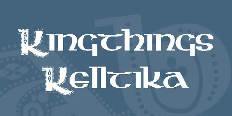 Kingthings Kelltika font