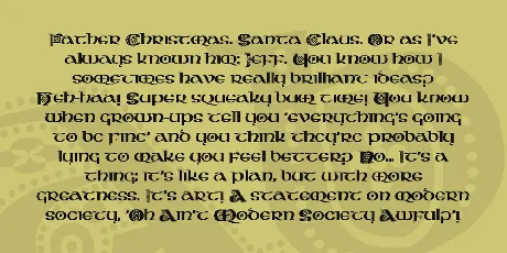 Kingthings Kelltika font