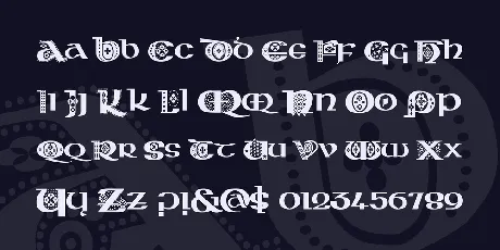 Kingthings Kelltika font