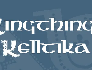 Kingthings Kelltika font