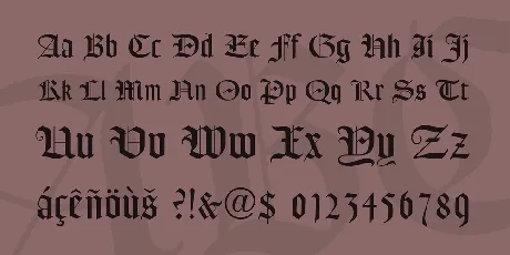 Frederick Text font