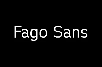 Fago Sans font