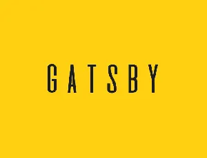 Gatsby Typeface font