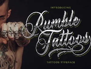 Rumble Tattoos Typeface font