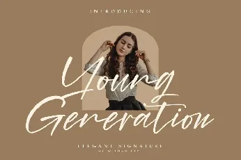 Young Generation (Demo) font