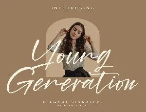 Young Generation (Demo) font