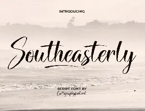 Southeasterly Demo font