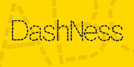 DashNess font