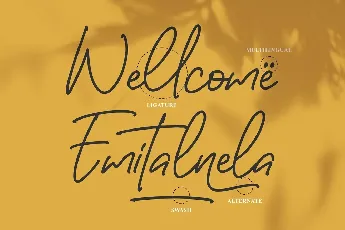 Emitanela font