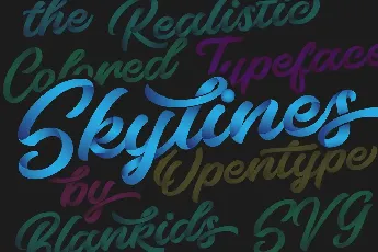 Bluesky Script font