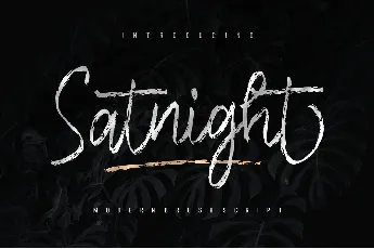 Satnight font