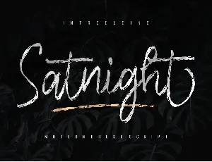 Satnight font