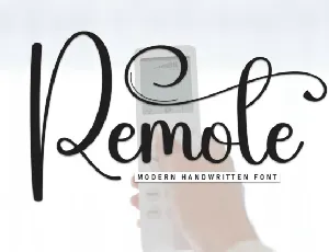 Remote Script font