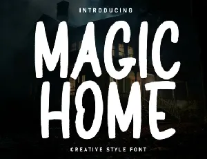 Magic Home Display font