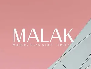 Malak Sans Serif Family font