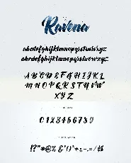 Ravena Script font