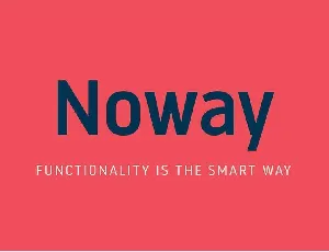 Noway Family font