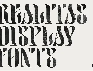 Realitas Trial font