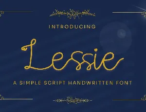 Lessie font