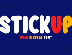 Stickup font