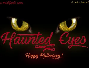 Haunted Eyes font