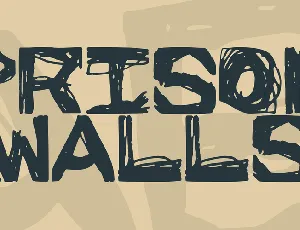 Prison Walls font