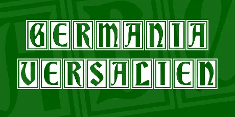 Germania Versalien font