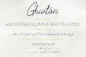 Ghivton Demo font