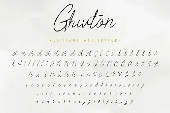 Ghivton Demo font