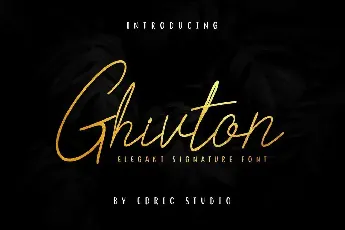 Ghivton Demo font