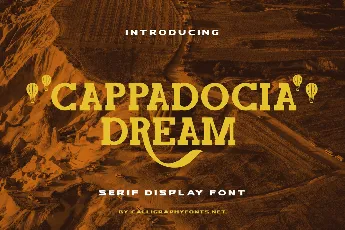 Cappadocia Dream font